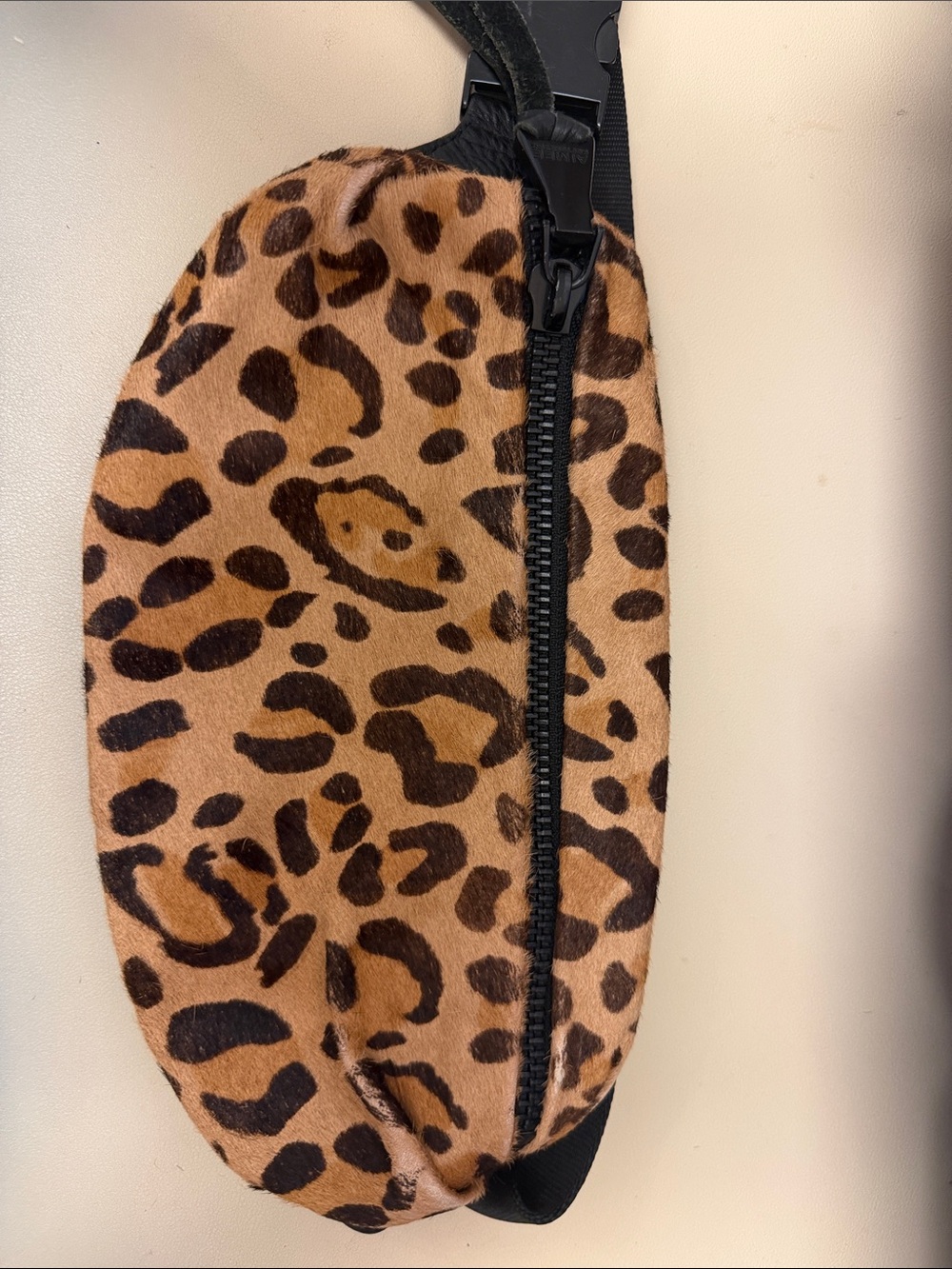Aimee Kestenberg Leopard Print Crossbody Belt Bag - Brown/Black